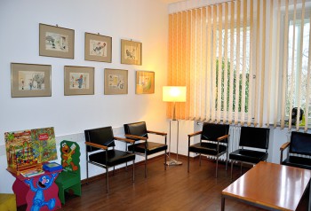 Foto Wartebereich der Zahnarztpraxis Dr. Cerny in Hof